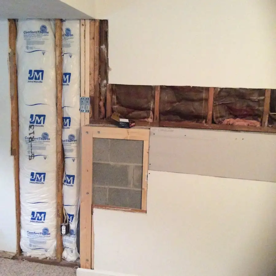 Wall insulation replacement during Odor Removal & Deodorization in Milford